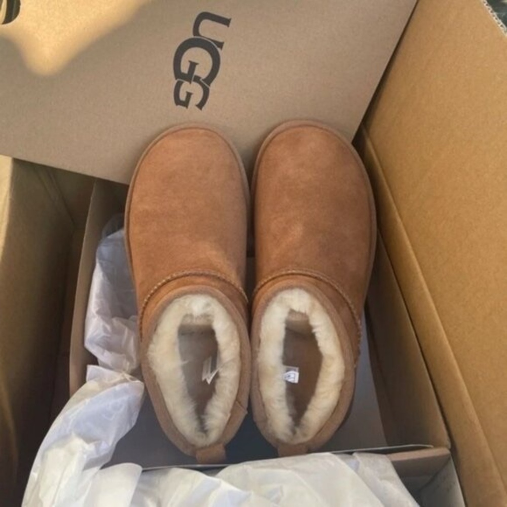 UGG Classic Ultra Mini Boots chestnut - Picture 2 of 6